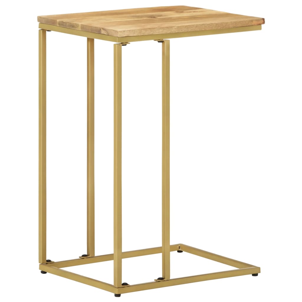 Side Table 35X45X65 Cm Solid Mango Wood