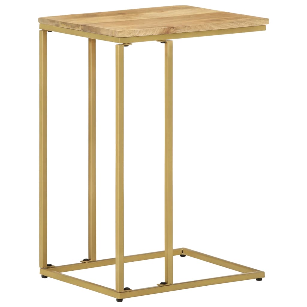 Side Table 35X45X65 Cm Solid Mango Wood