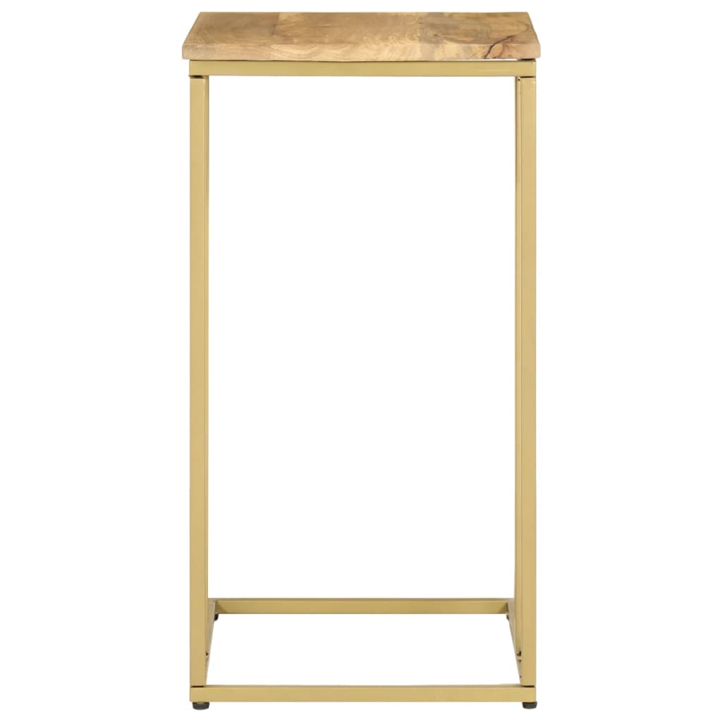 Side Table 35X45X65 Cm Solid Mango Wood
