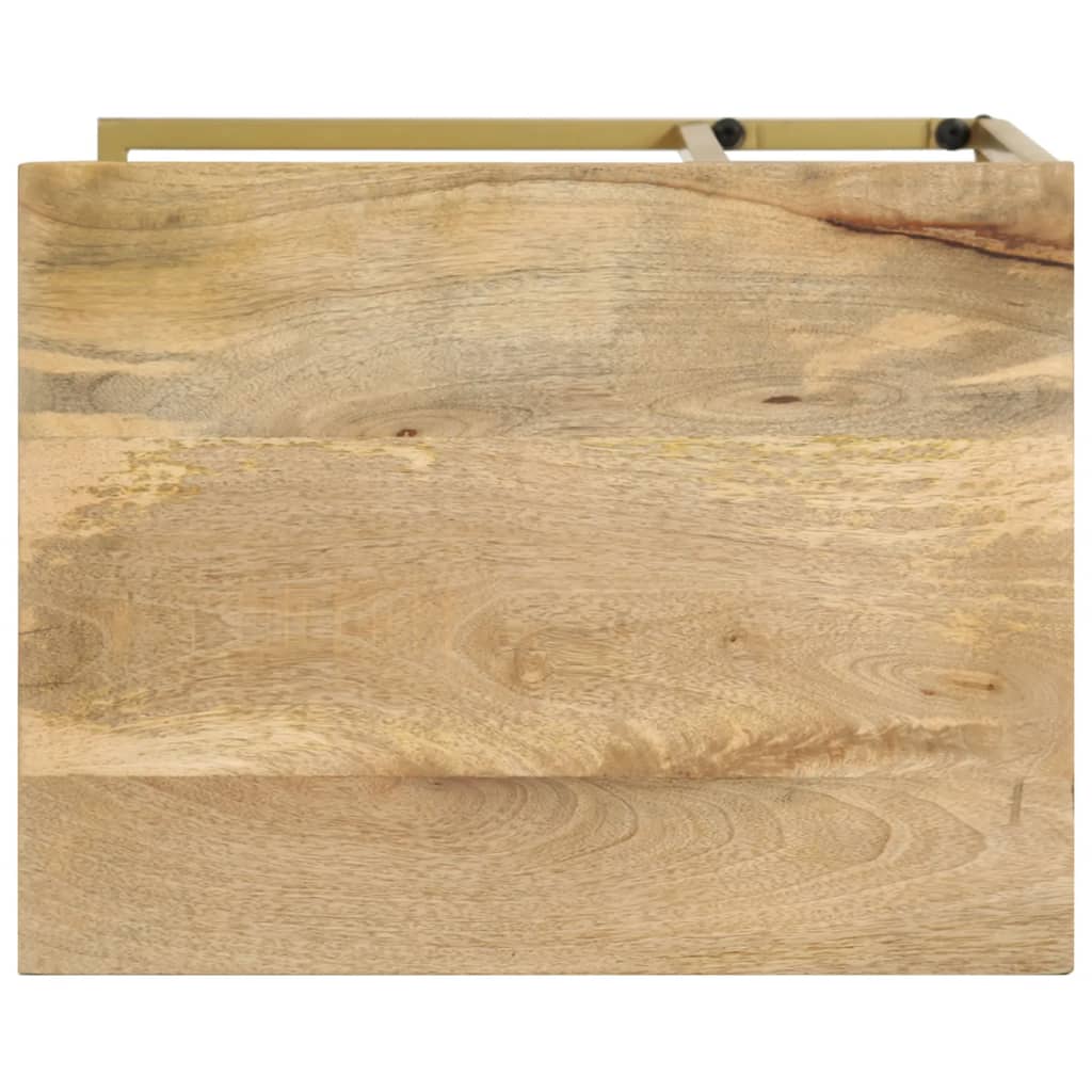 Side Table 35X45X65 Cm Solid Mango Wood