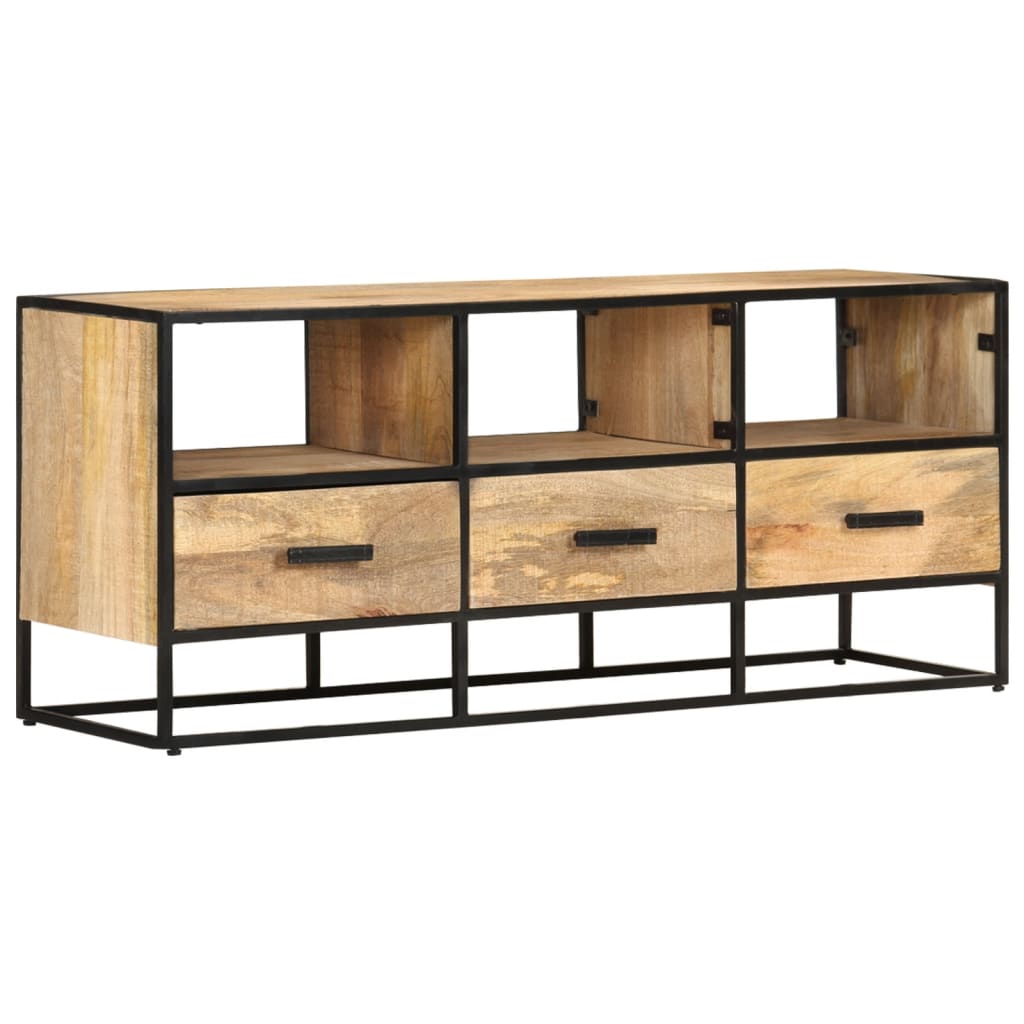Tv Cabinet 110X30X45 Cm Solid Reclaimed Wood