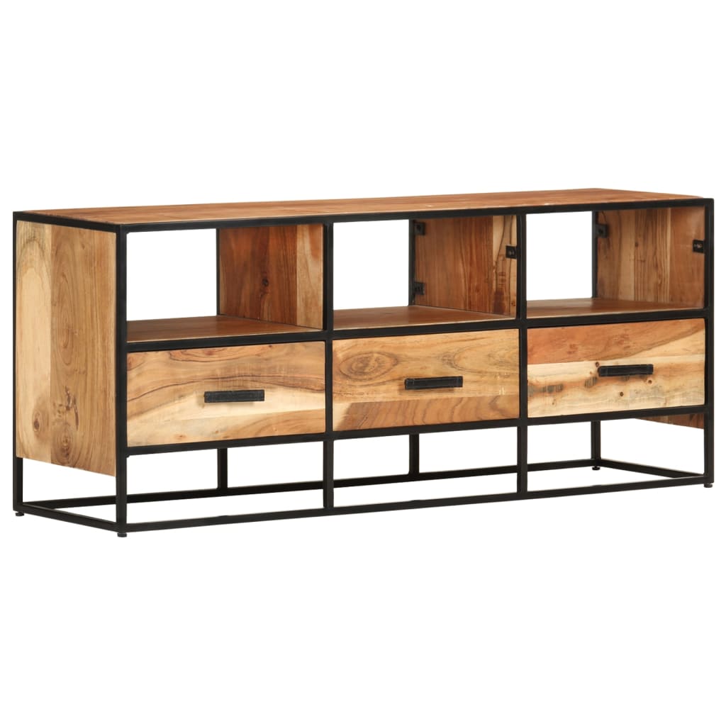 Tv Cabinet 110X30X45 Cm Solid Reclaimed Wood