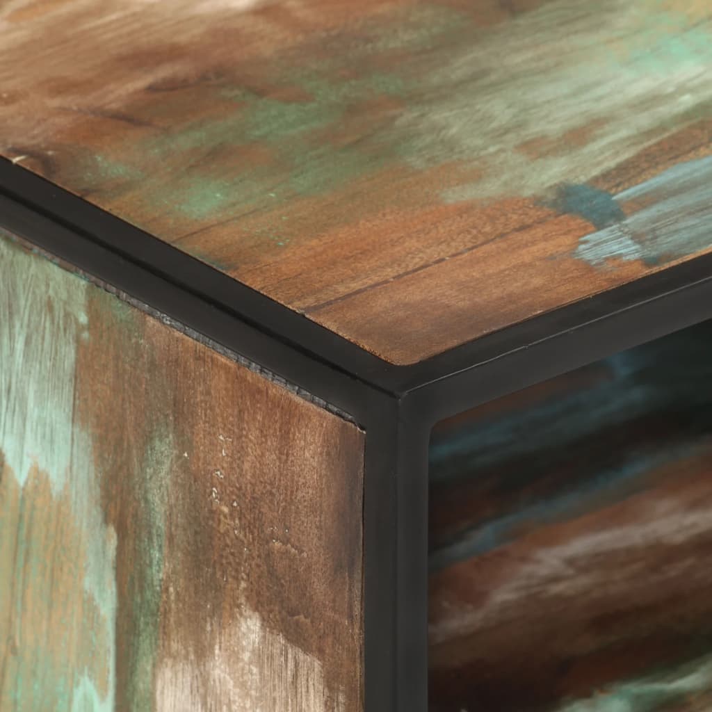 Tv Cabinet 110X30X45 Cm Solid Reclaimed Wood