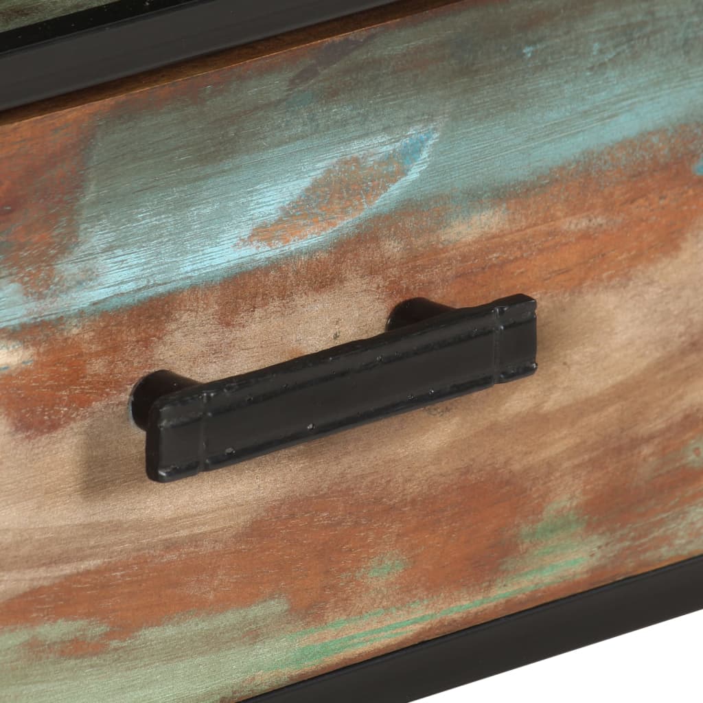 Tv Cabinet 110X30X45 Cm Solid Reclaimed Wood