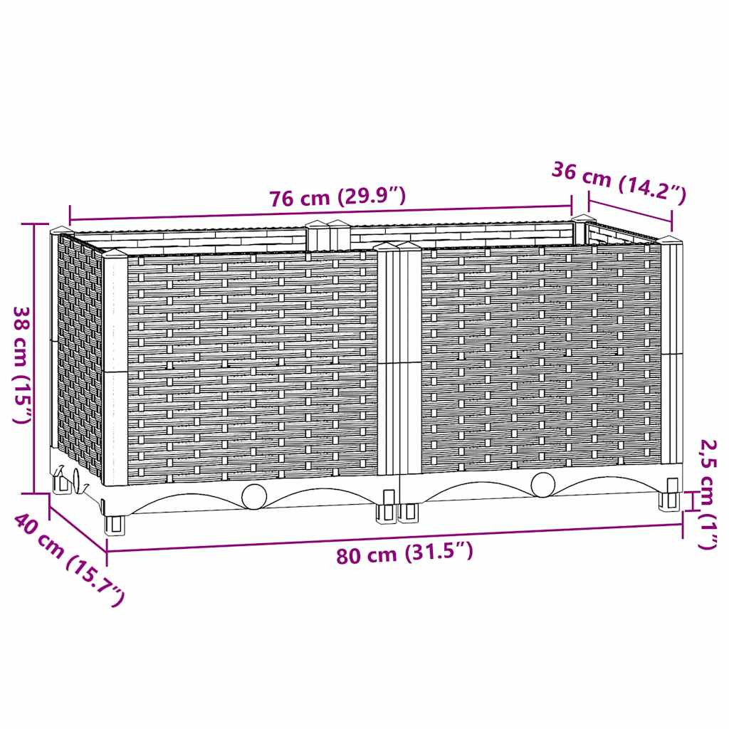 Raised Bed Polypropylene
