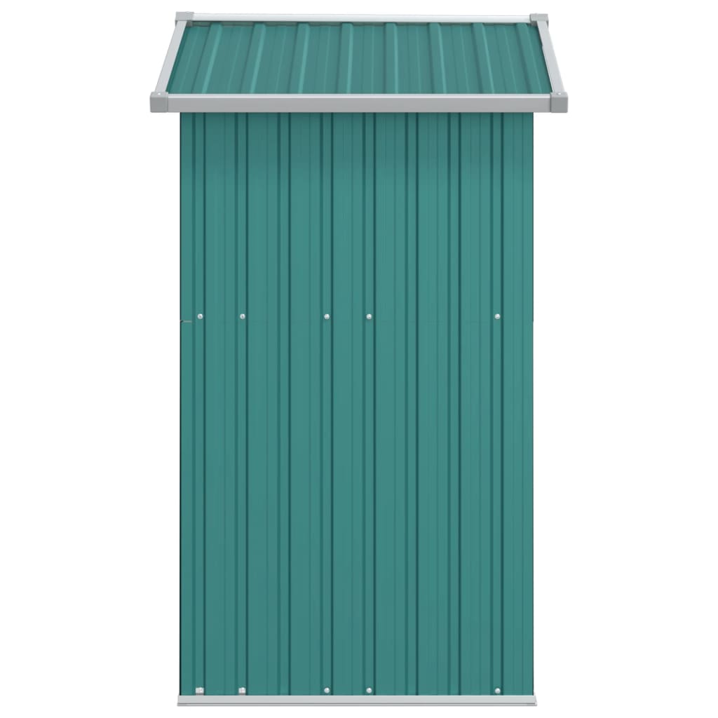 Garden Shed 126X97.5X177 Cm Galvanised Steel
