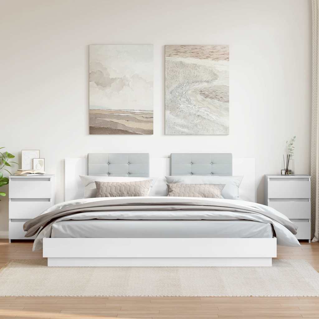Bed Cabinet 40X35X62.5 Cm Engineered Wood