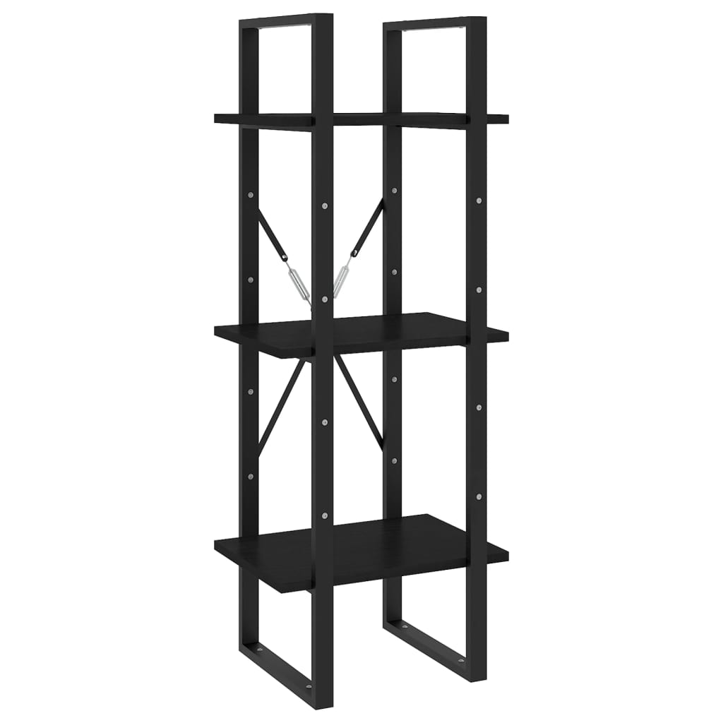 3-Tier Book Cabinet 40X30X Solid Pine