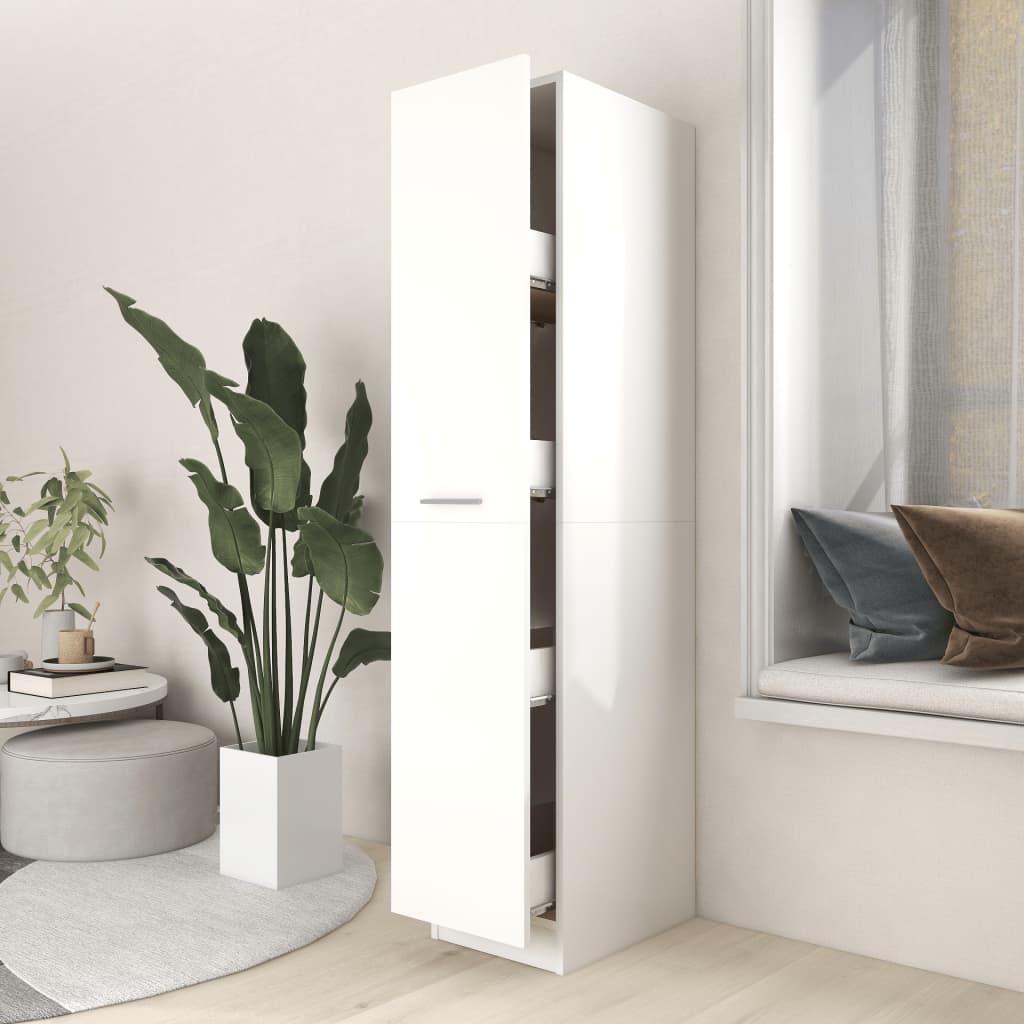 Apothecary Cabinet 30X42.5X150 Cm Engineered Wood