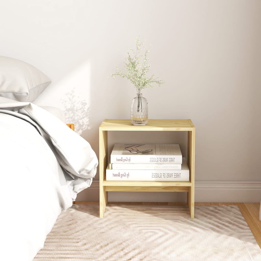 Bedside Cabinets 2 Pcs 40X30.5X40 Cm Solid Pinewood