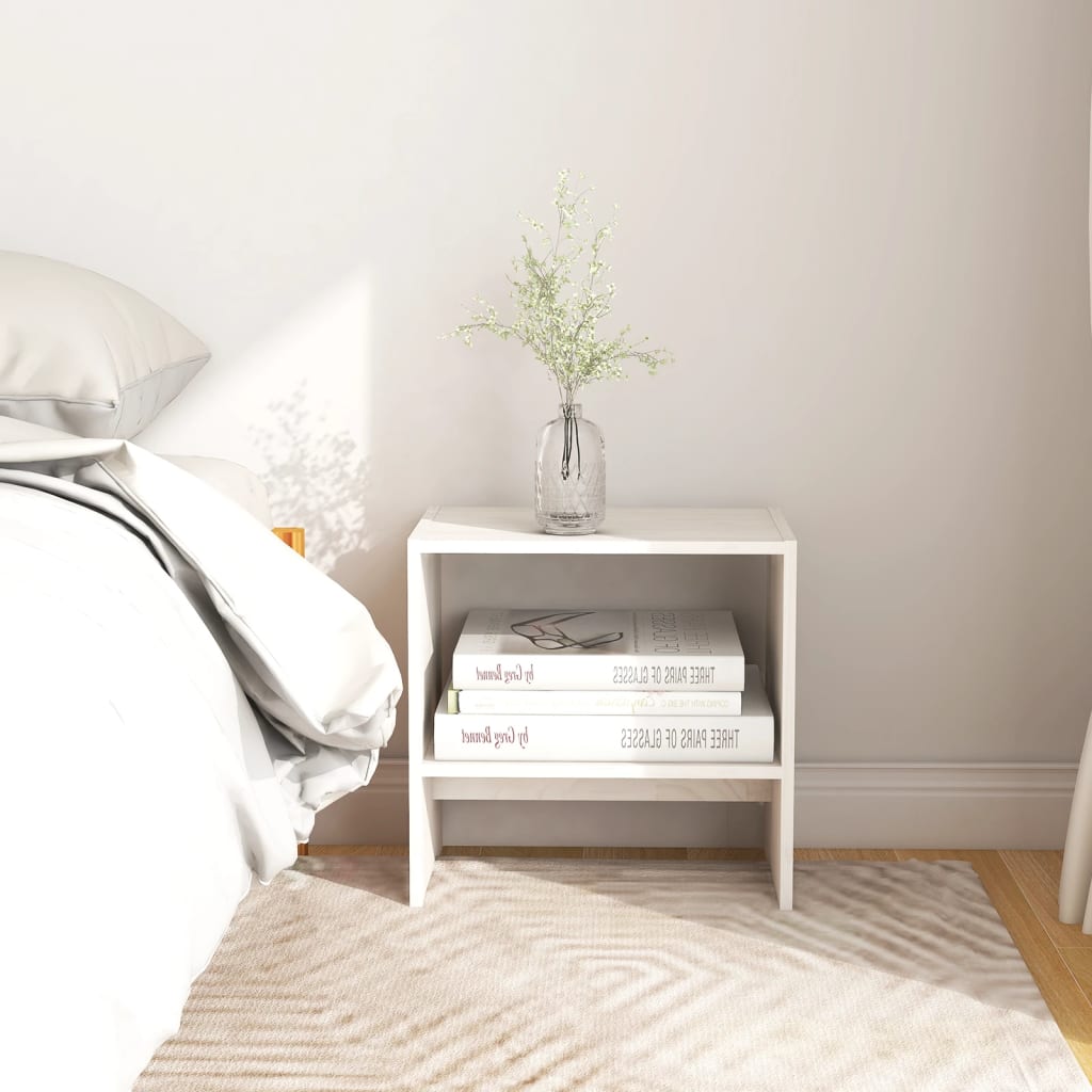 Bedside Cabinets 2 Pcs 40X30.5X40 Cm Solid Pinewood