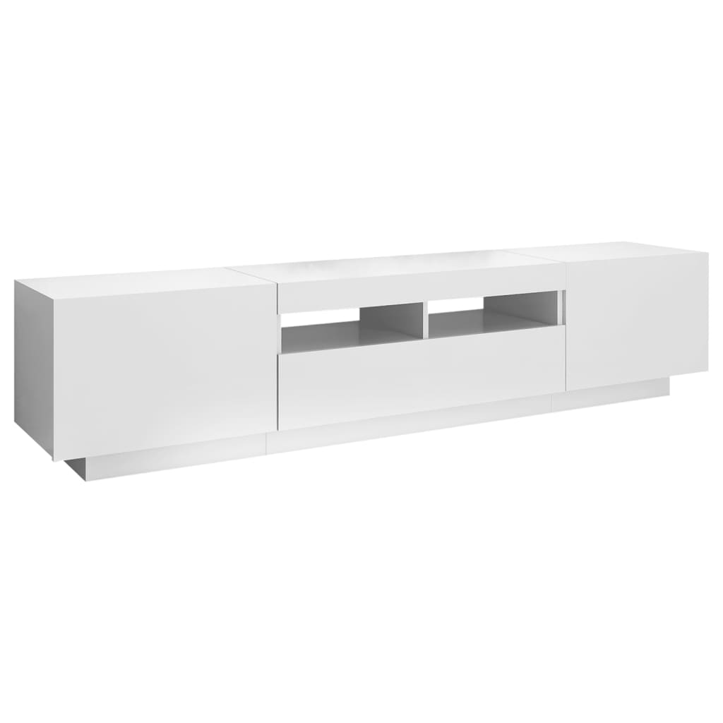Tv Cabinet With Led Lights 180X35X40 Cm