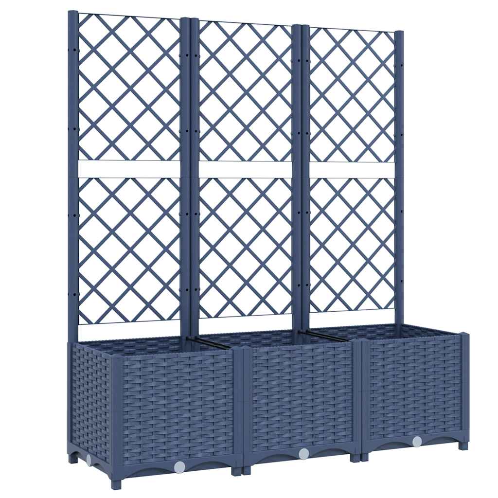 Garden Planter With Trellis Pp