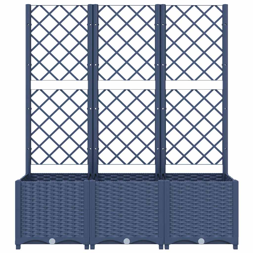 Garden Planter With Trellis Pp