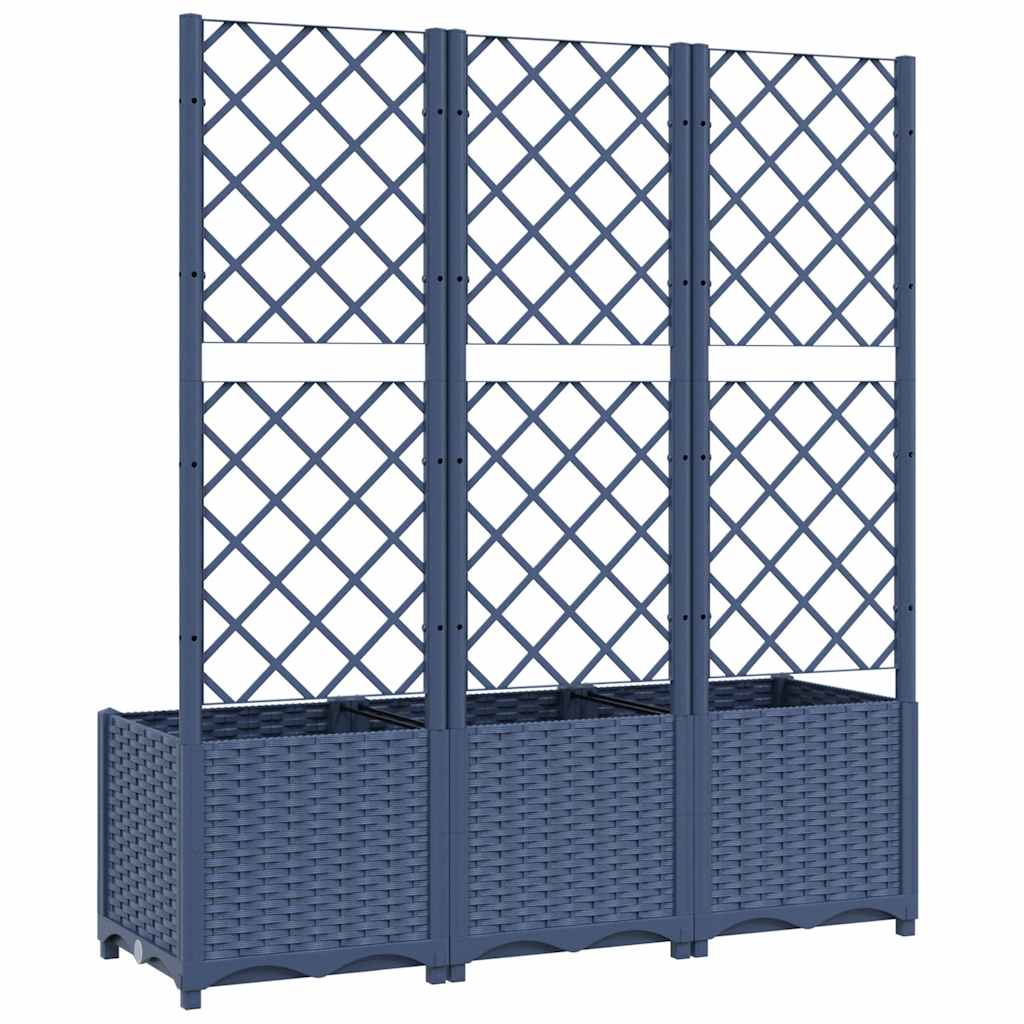 Garden Planter With Trellis Pp