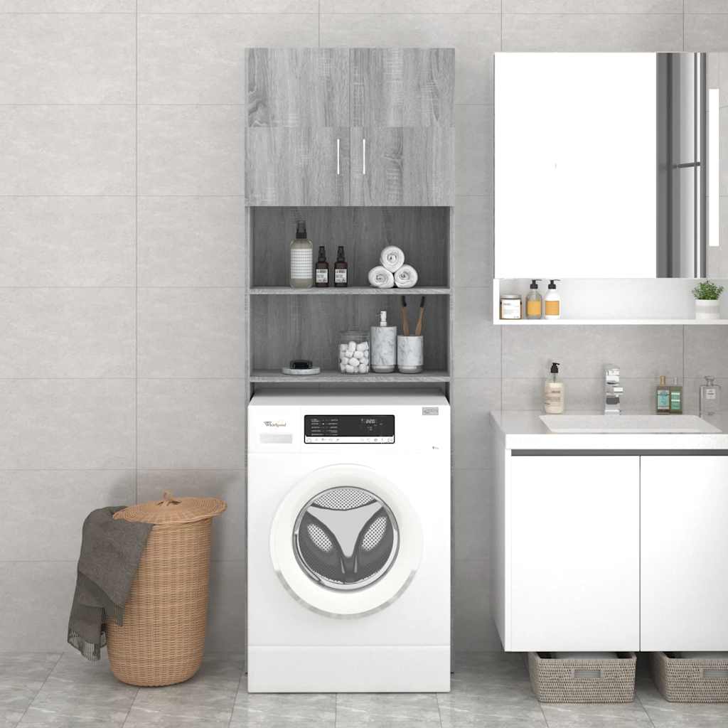 Washing Machine Cabinet 64X25.5X190 Cm
