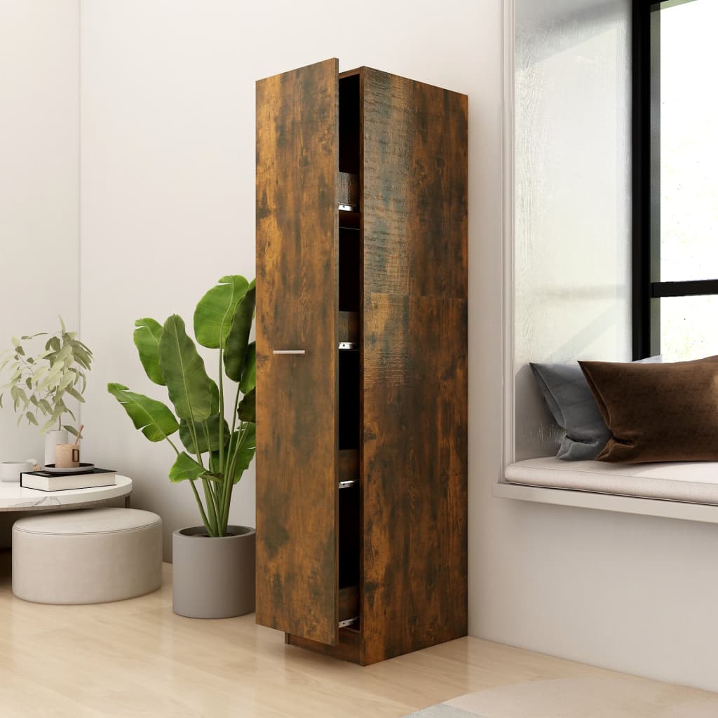 Apothecary Cabinet 30X42.5X150 Cm Engineered Wood