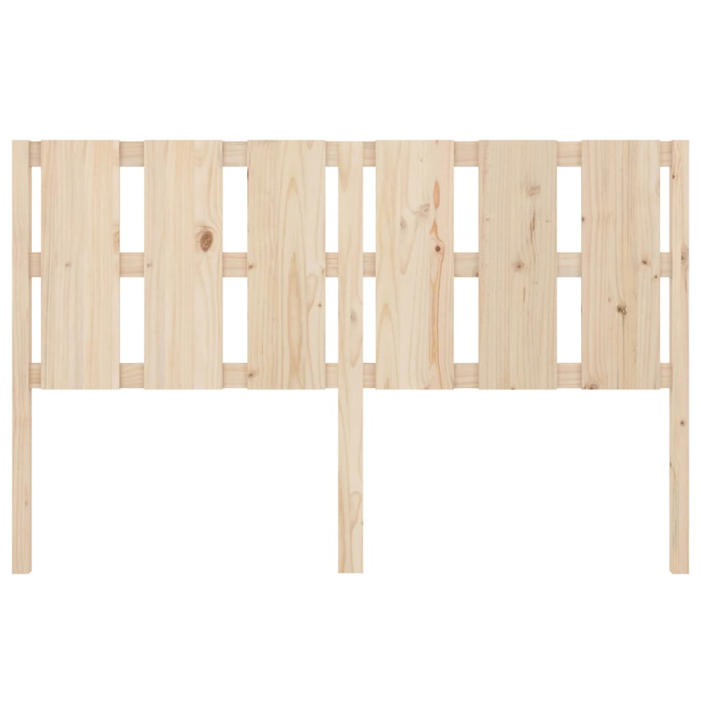 Bed Headboard 155.5 Cm Solid Wood Pine