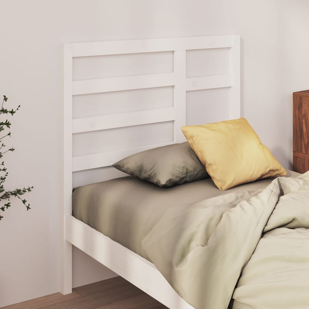 Bed Headboard 141 Cm Solid Wood Pine