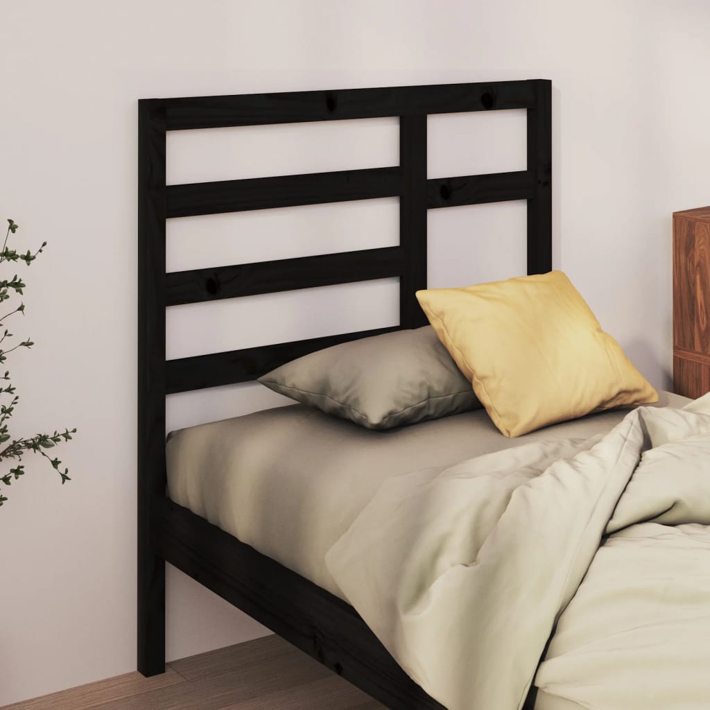 Bed Headboard 141 Cm Solid Wood Pine