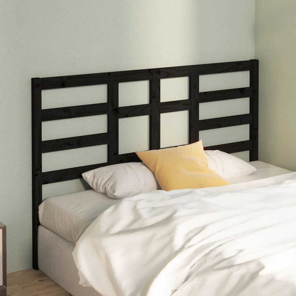 Bed Headboard 141 Cm Solid Wood Pine