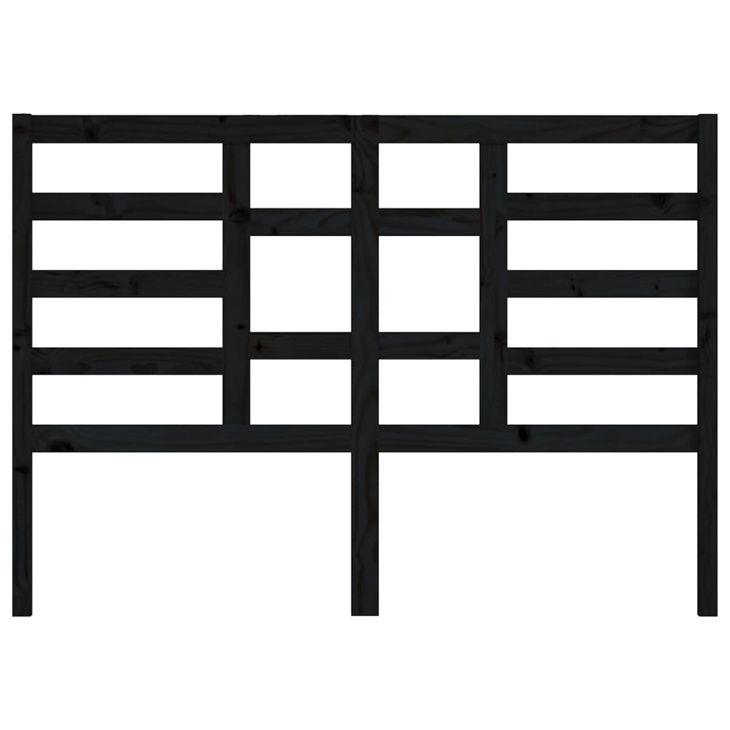 Bed Headboard 141 Cm Solid Wood Pine