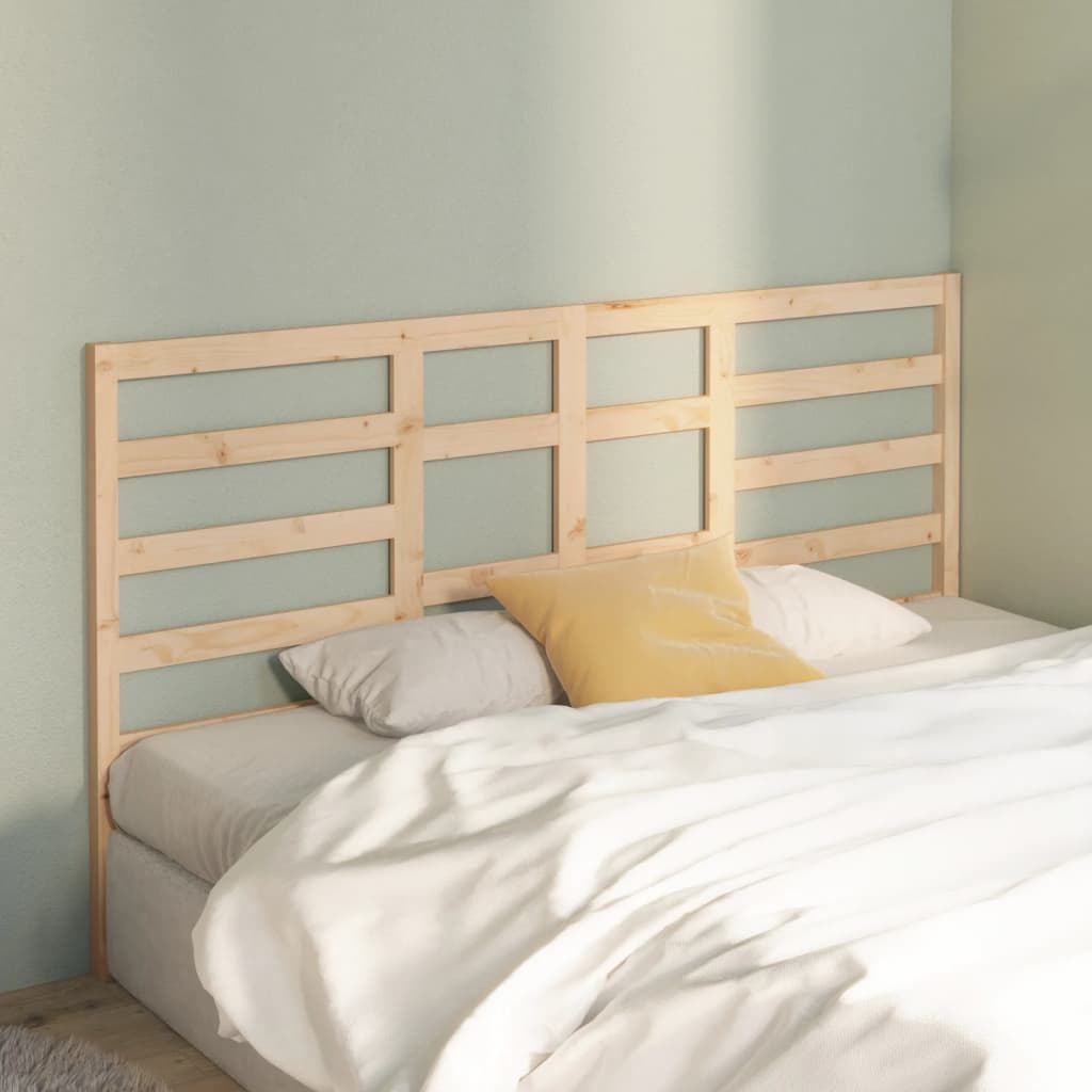 Bed Headboard 141 Cm Solid Wood Pine
