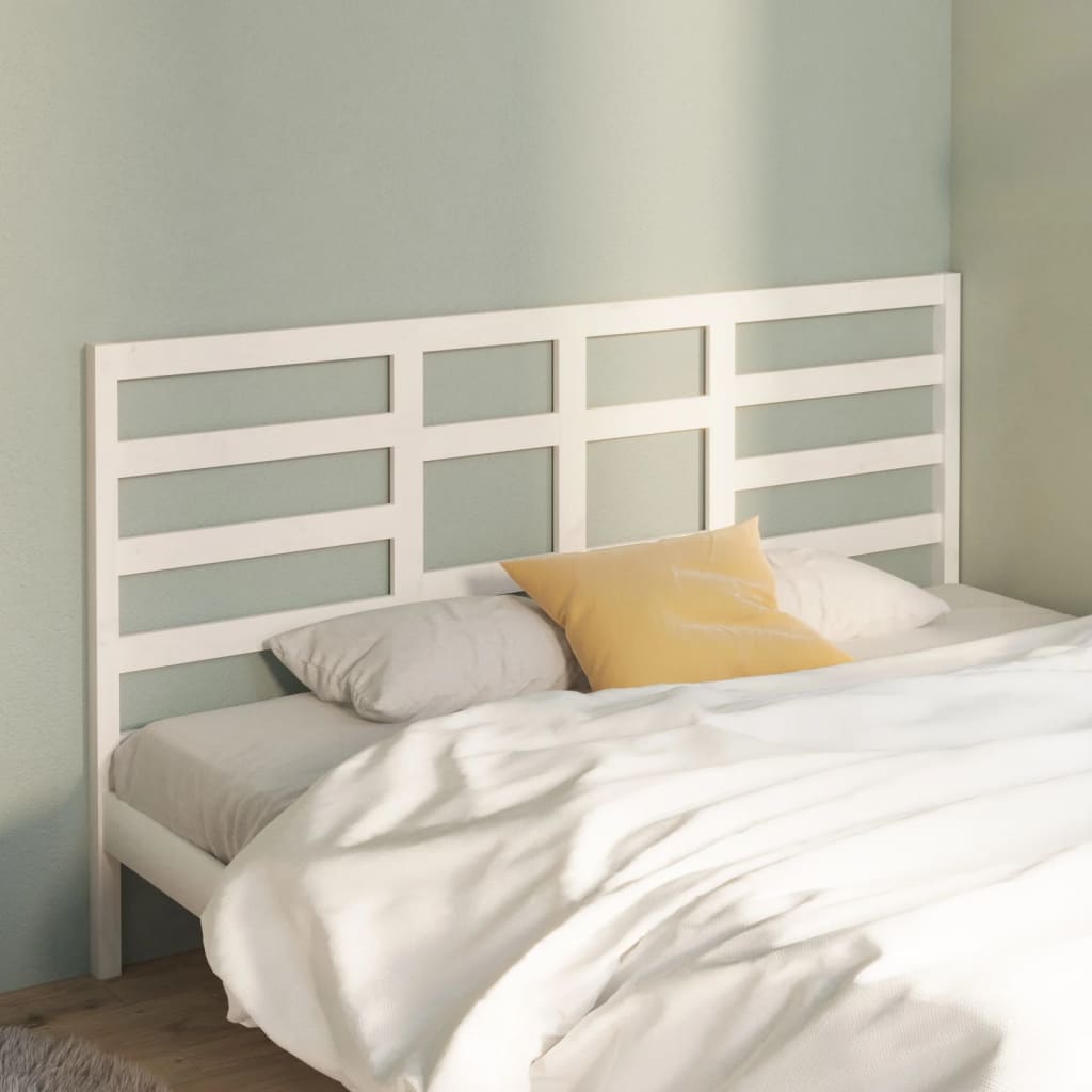 Bed Headboard 141 Cm Solid Wood Pine