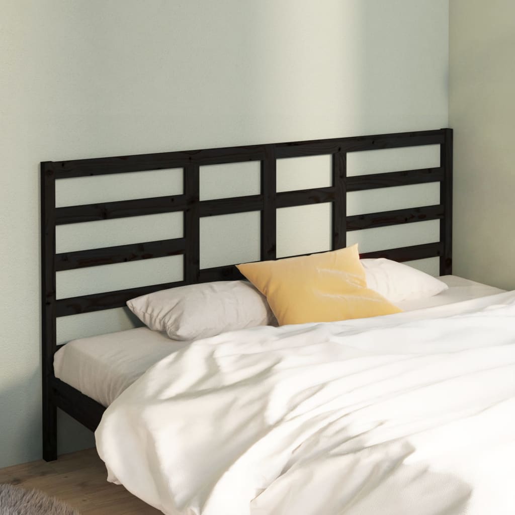 Bed Headboard 141 Cm Solid Wood Pine
