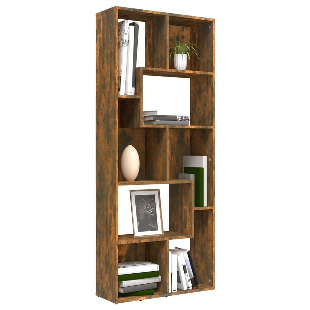 Book Cabinet 67X24X161 Cm Engineered Wood