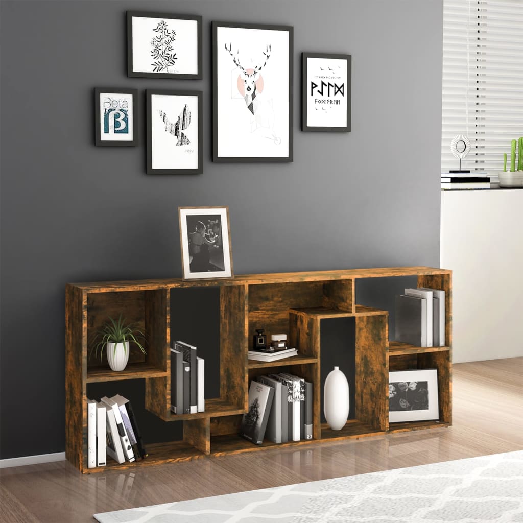 Book Cabinet 67X24X161 Cm Engineered Wood