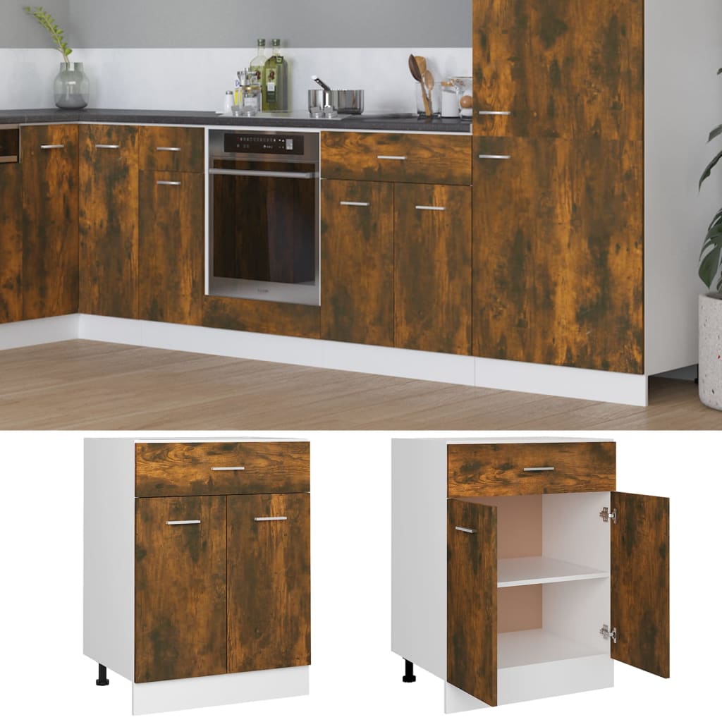 Drawer Bottom Cabinet Lyon 60X46X81.5 Cm Engineered Wood