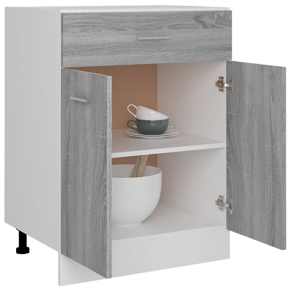 Drawer Bottom Cabinet Lyon 60X46X81.5 Cm Engineered Wood
