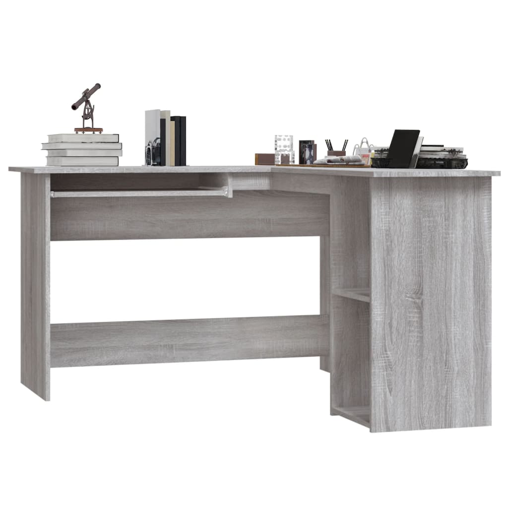Corner Desk 120X140X75 Cm Engineered Wood