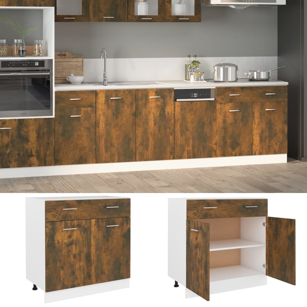 Drawer Bottom Cabinet Lyon 80X46X81.5 Cm Engineered Wood