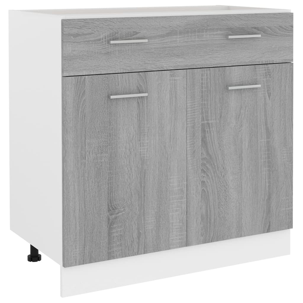 Drawer Bottom Cabinet Lyon 80X46X81.5 Cm Engineered Wood