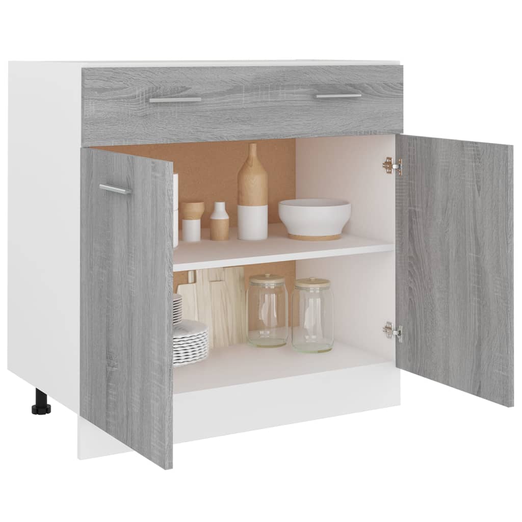 Drawer Bottom Cabinet Lyon 80X46X81.5 Cm Engineered Wood
