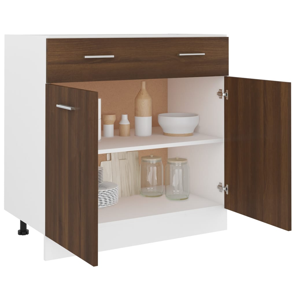 Drawer Bottom Cabinet Lyon 80X46X81.5 Cm Engineered Wood