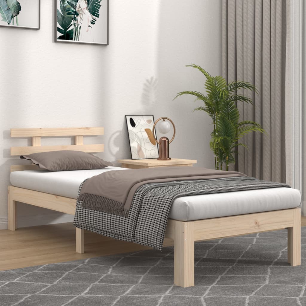Bed Frame Without Mattress Solid Wood
