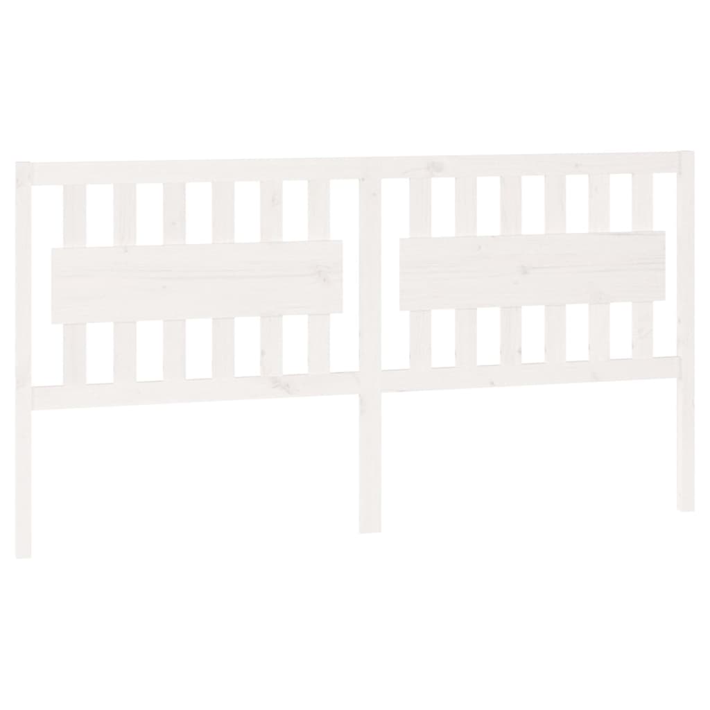 Bed Headboard 185.5 Cm Solid Wood Pine