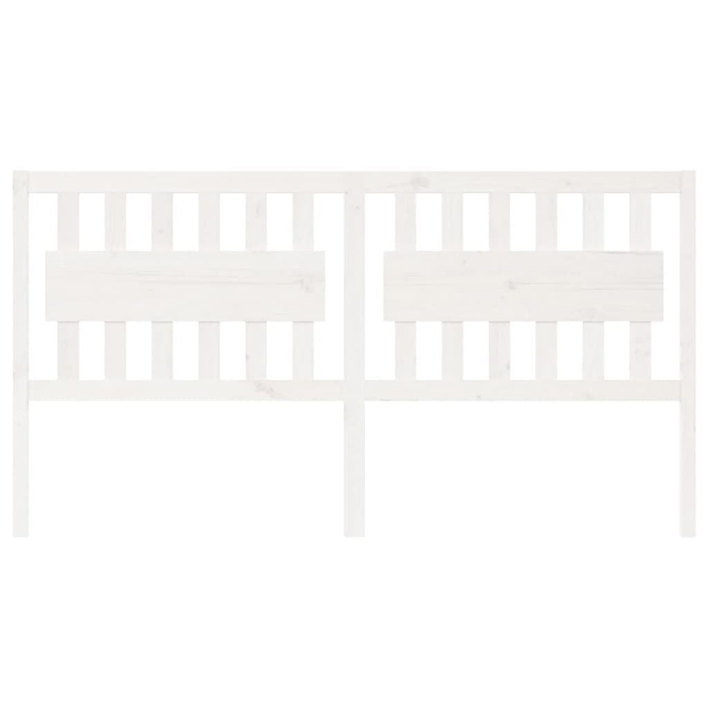 Bed Headboard 185.5 Cm Solid Wood Pine