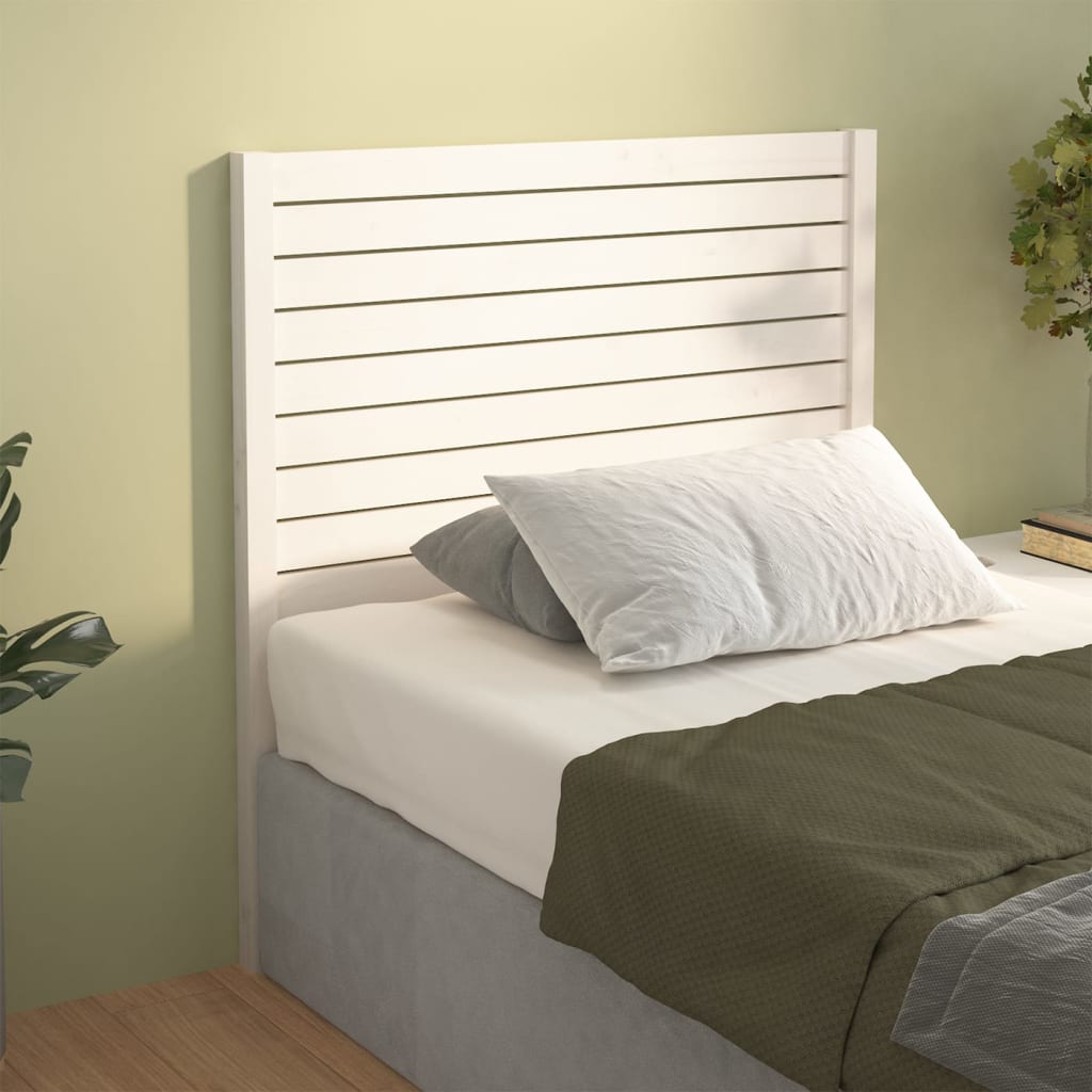Bed Headboard 96 Cm Solid Wood Pine