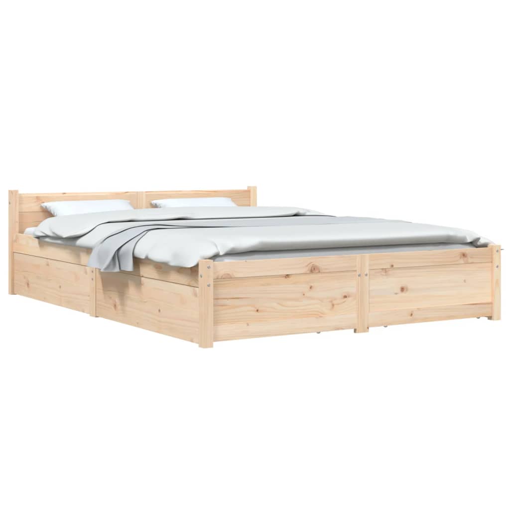 Bed Frame Without Mattress With Drawers