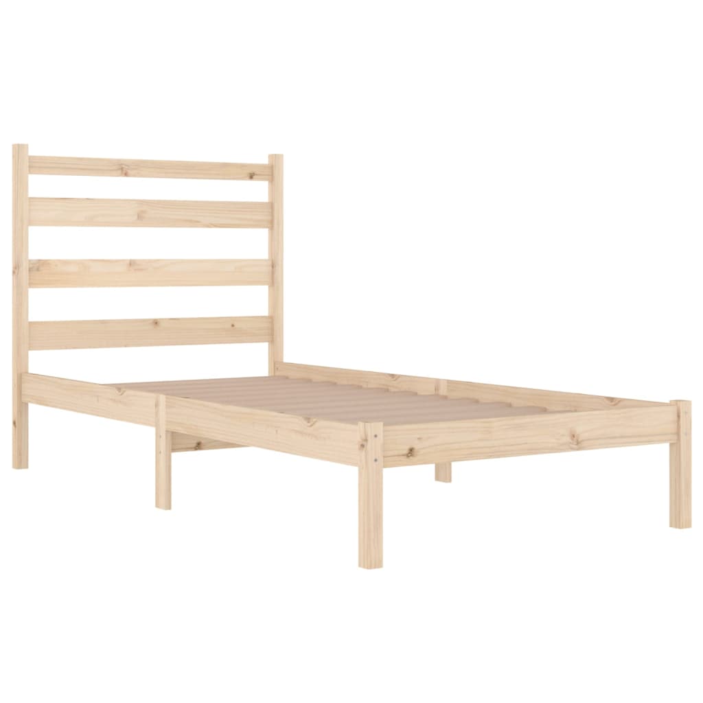 Bed Frame Without Mattress Solid Wood Pine