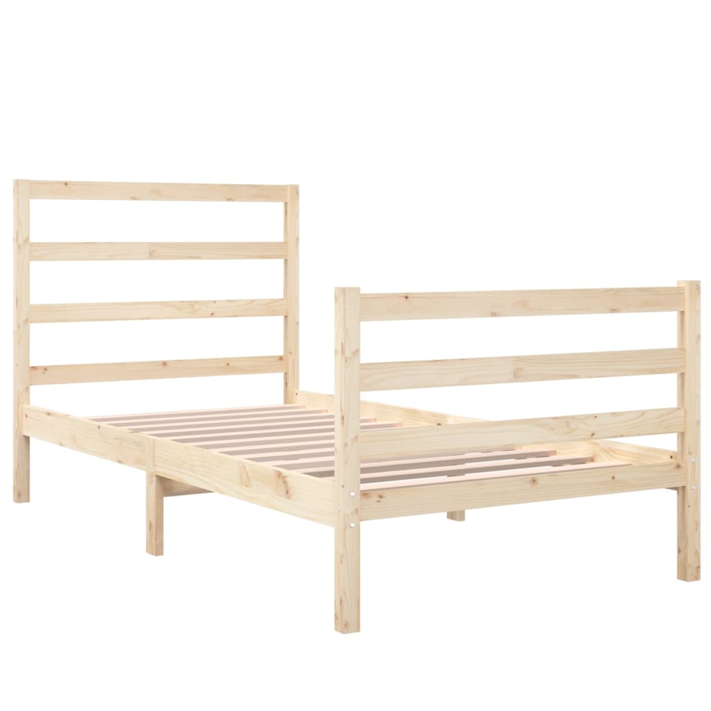 Bed Frame Without Mattress Solid Wood