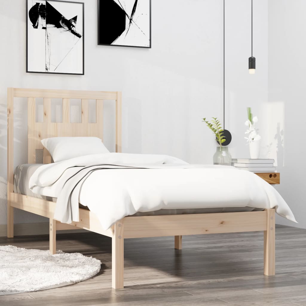 Bed Frame Without Mattress Solid Wood