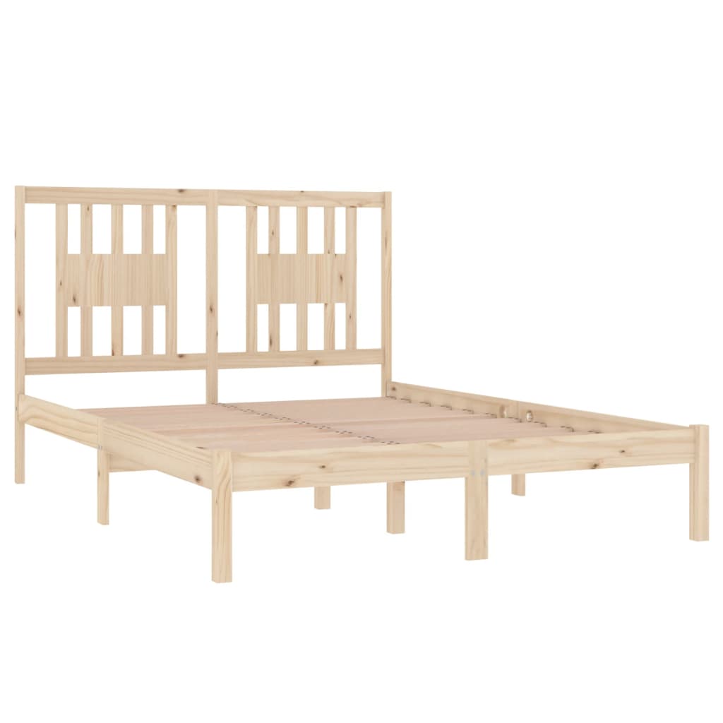 Bed Frame Without Mattress Solid Wood