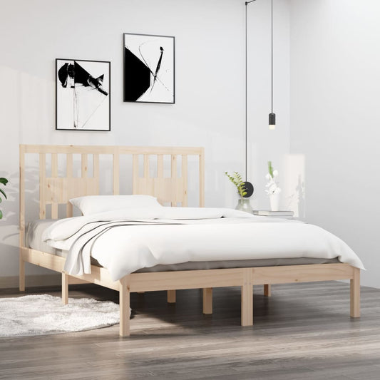 Bed Frame Without Mattress Solid Wood