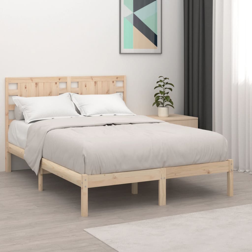 Bed Frame Without Mattress Solid Wood