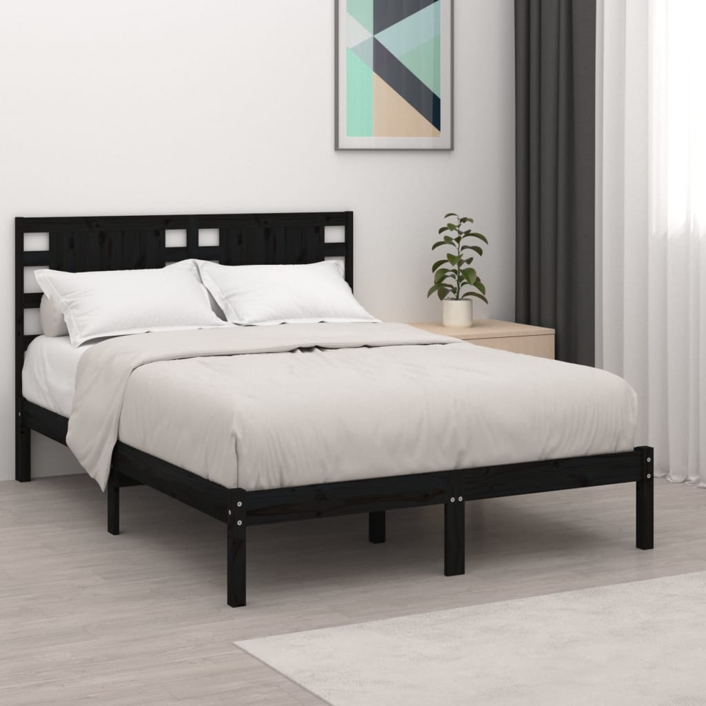 Bed Frame Without Mattress Solid Wood
